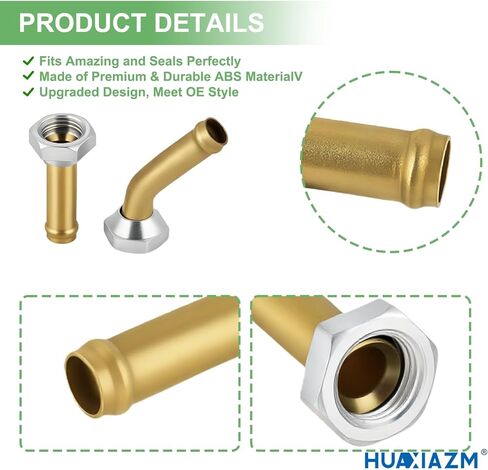 Transmission Cooler Oil Tube Connector Compatible with Toyota Camry 2.2L 1997-2001, Solara 2.2L 1999-2001, 2 pcs Radiator Transmission Cooler Line Fittings in Saudi Arabia
