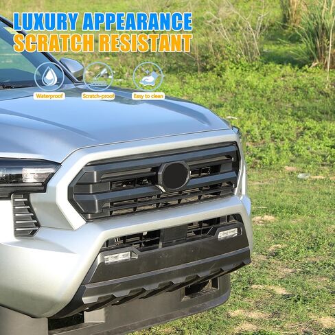 Car Grill Badge Sign Ring Cover Compatible with Toyota Tacoma 2024 2025 2026,Front Emblem Ring Frame Trim Exterior Accessories Front Logo Back Badge Decor Cover Circle Ring in Kuwait