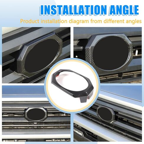 Car Grill Badge Sign Ring Cover Compatible with Toyota Tacoma 2024 2025 2026,Front Emblem Ring Frame Trim Exterior Accessories Front Logo Back Badge Decor Cover Circle Ring in Kuwait