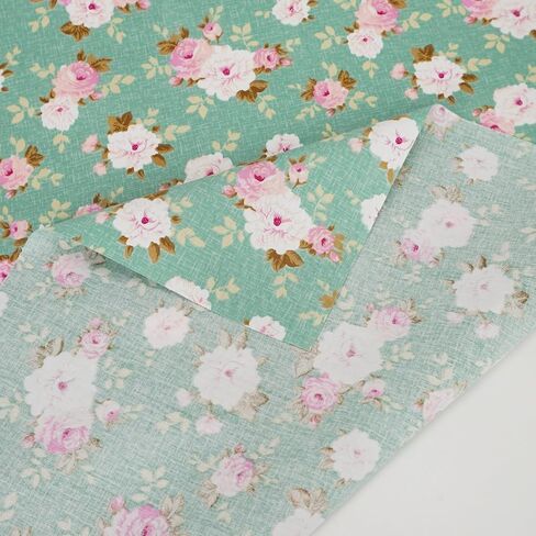 8pcs Fat Quarters 100% Cotton Fabric Bundles Floral Precut Fabric Squares 18"x22" for DIY Quilting Sewing Patchwork Crafts in Saudi Arabia