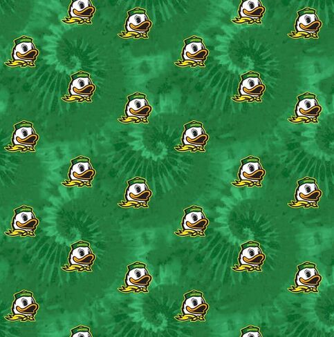 University of Oregon Ducks Fabric – Officially Licensed University of Oregon Cotton Quilting Fabric by Sykel Enterprises, Precut Yardage for Sewing & Crafts Home in Kuwait