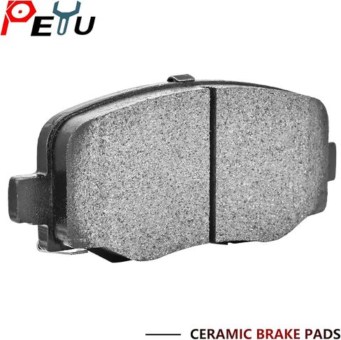 D1809 D1811 Front Rear Ceramic Disc Brake Pads for 2016-2021 Fiat 500X, for 2015-2022 Jeep Renegade, 8Pcs Driver and Passenger Side in Saudi Arabia