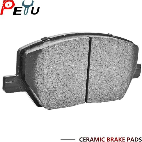 D1809 D1811 Front Rear Ceramic Disc Brake Pads for 2016-2021 Fiat 500X, for 2015-2022 Jeep Renegade, 8Pcs Driver and Passenger Side in Saudi Arabia