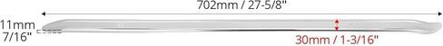 QWORK 28 Inch Tire Iron Lever Bar, Professional Tire Changing Spoon Tool for Cars Motorcycles Bicycles Scooters, Forged Steel Chrome Plated Tire Removal and Installation Tool in Kuwait