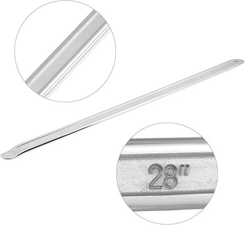 QWORK 28 Inch Tire Iron Lever Bar, Professional Tire Changing Spoon Tool for Cars Motorcycles Bicycles Scooters, Forged Steel Chrome Plated Tire Removal and Installation Tool in Kuwait