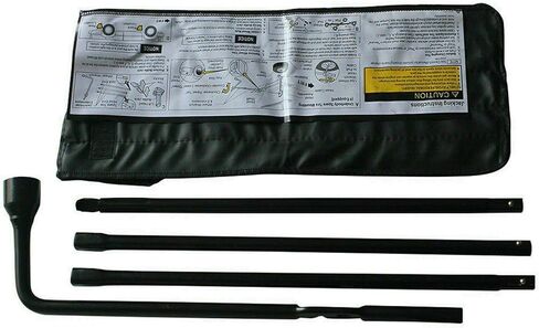 Spare Tire Tool Kit & Scissor Jack 2 Ton for Chevy Silverado/GMC Sierra (2000-2014), OEM Replacement Tire Repair Kit to Loosen or Tighten Wheel Lug Nuts and Raise/Lower Spare Tire in Saudi Arabia