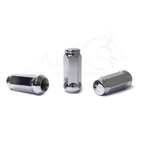 Generic 32 قطعة من صواميل العروة المنتفخة من الكروم XL 2 بوصة طويل القامة 9/16-18 يناسب تشيفي C20 C30 K20 K30 in Kuwait