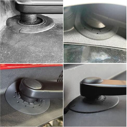 2PCS Car Windshield Wiper Arm Bottom Hole Protective Cover Silicone for Prevent Debris Falling Into Vehicle Accessories Silicone Cover in Saudi Arabia