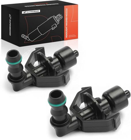 A-Premium Front Driver and Passenger Side Headlight Washer Nozzle Compatible with BMW E90/E92/E93 Series M3 2008-2013 in Kuwait