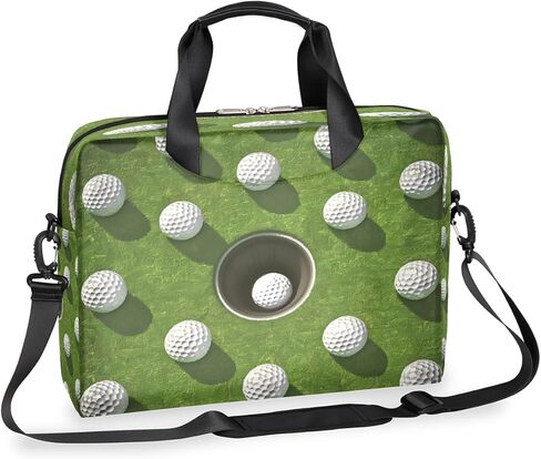 Laptop Bag Golf Balls Pattern Laptop Case Sleeve Messenger Bags with Shoulder Strap Briefcase for Laptop 13 14 14.5 15.6 16 in in Saudi Arabia