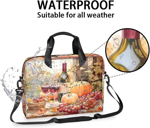 Laptop Bag Farm Wine Pumpkin Grapes Laptop Case Sleeve Messenger Bags with Shoulder Strap Briefcase for Laptop 13 14 14.5 15.6 16 in in Saudi Arabia