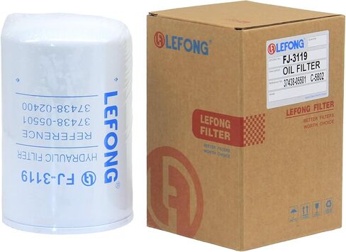 FJ-3119 Oil Filter Replaces 37438-05501, 37438-02400, P502083 Compatible with Airman PDS185S-6C1 Compressor in Kuwait