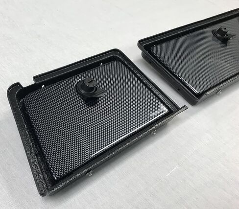 Club Car DS EZ Install Golf Cart Locking Glove Box Door Set in Carbon Fiber (FITS 1981 and UP DS Models ONLY) (Will NOT FIT Precedent Models) in Saudi Arabia