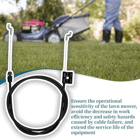 2 Pack Brake Cable 104-8677 for Toro 22in 48cm 53cm Recycler Lawn Mower fits Toro 20001 20003 20005 20007 20008 20009 20012 20016 20019 Replaces 1048677 290-935 Lawn Mower Brake Cable in Saudi Arabia