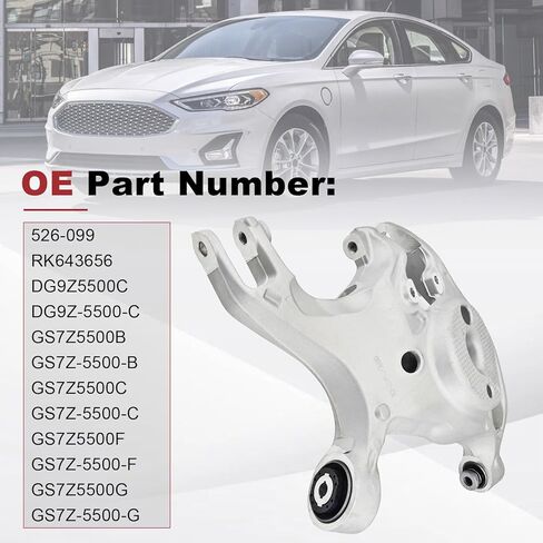 526-099 Rear Left Lower Control Arm Compatible with ‎Ford Fusion 2013-2020，Compatible with Lin-coln MKZ 2013-2020, DG9Z-5500-C GS7Z-5500-C in Kuwait