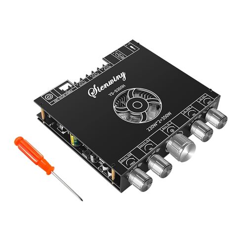 2.1 Channel Bluetooth Amplifier Board ZK-MT21 50W*2 +100W Treble and Bass Control for DIY Speaker,Home Theater Compatible with AUX inputs in Kuwait