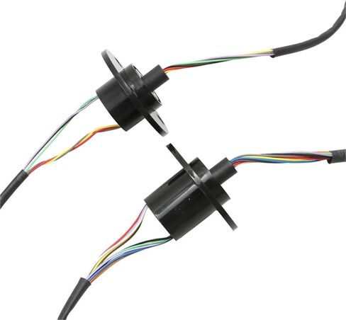 1PCS Dia.22mm 6CH 12CH 2A Double Contact Gold-plated Slip Ring Standard Type Conductive Slipring 360° Rotation Joint in Saudi Arabia