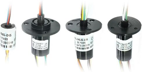 1pc Mini Slip Ring with Dia. 6.5mm 7.9mm 12.5mm 22mm for 1A/1.5A/2A Current 6 8 12 18 24 wires Small Wind Turbine Power Generator(6.5mm 12CH 1A) in Saudi Arabia