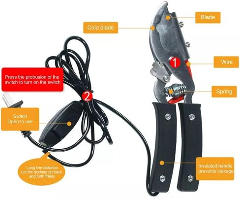 Electric Heating Tail Clamp Cutter Tail Cutting Plier For Piglets Sheep Dog in Kuwait