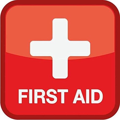 First Aid Symbol Badge Sticker for Scrapbooking Waterproof Vinyl Stickers for Water Bottle, Laptop & Phone Case 50 Pack in Saudi Arabia