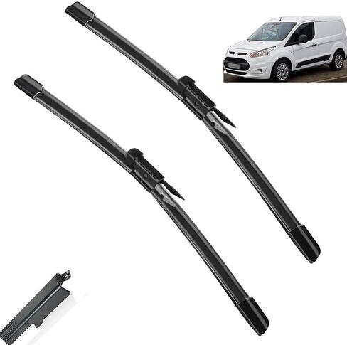 Wiper RHD & LHD Front Wiper Blades Compatible with Ford Transit Connect MK2 2014-2023 Windshield Windscreen Window Brushes 28"+28" in Saudi Arabia