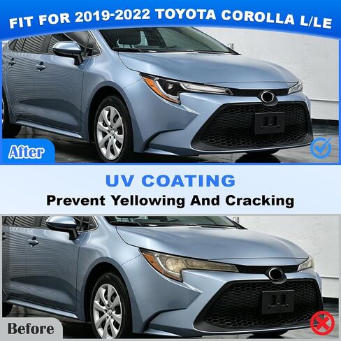 JFN LED Headlight Compatible with 2020-2022 Corolla L LE (Passenger Side (Right)) in Saudi Arabia
