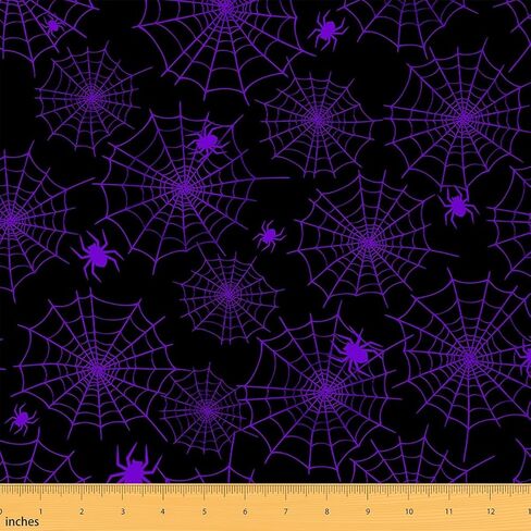 Mushroom Fabric by The Yard,Black Natural Wild Plant and Butterfly for Chairs Sofa Sewing,Bohemia Fabric Soft Flannel Polyester No Stretch and Home DIY Projects,1 Yard,36" L x 59" W in Kuwait