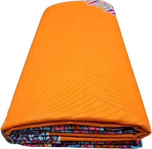 Ronvital-wax-[6 Yards] African Wax Print Fabric -Java Style – 100% Cotton Ethnic Print for Clothing, Accessories, and DIY Crafts (2T3-1) in Saudi Arabia