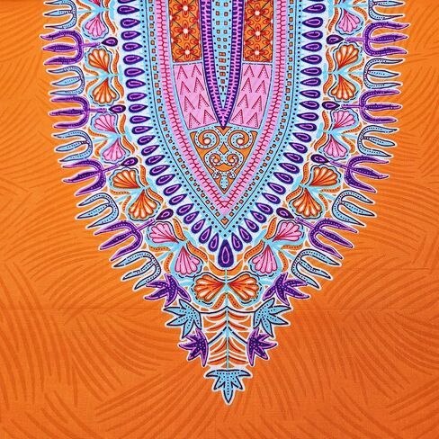 Ronvital-wax-[6 Yards] African Wax Print Fabric -Java Style – 100% Cotton Ethnic Print for Clothing, Accessories, and DIY Crafts (2T3-1) in Saudi Arabia
