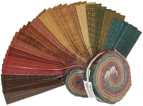 Bonnie Sullivan Woolies Flannel Desert Sunset Strips 40 2.5-inch Strips Jelly Roll Maywood Studio in Saudi Arabia