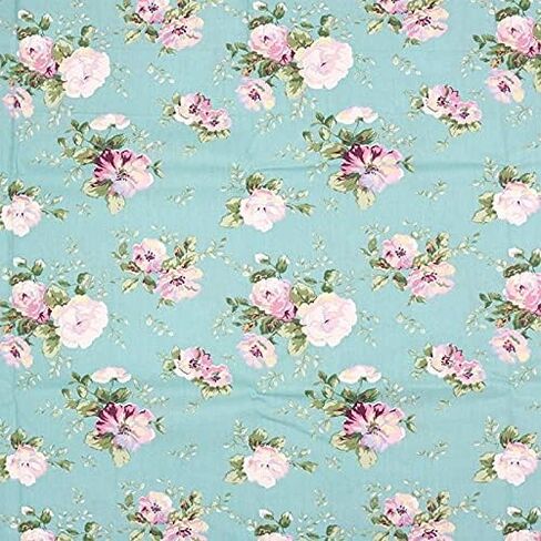 8 Pcs Floral Cotton Fabric - Precut Quilt Sewing Quilting Fabric (19.6"x19.6") in Kuwait