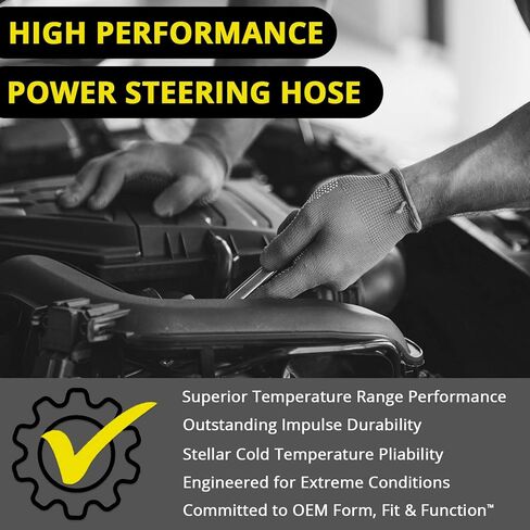 Edelmann Elite 92667E Power Steering Pressure Hose - Car Accessories and Equipment, For 2007-2011 Honda CR-V in Kuwait