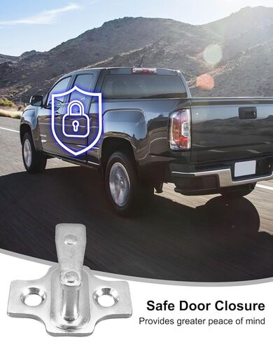 Door Lock Striker Front Right or Left Fit for Chevrolet Silverado GMC Sierra Classic 1500 2500 3500 2003-2006 Silverado Classic 1500 2500 3500 2007, Automotive Door Lock Switch Latch Replace 15120582 in Kuwait