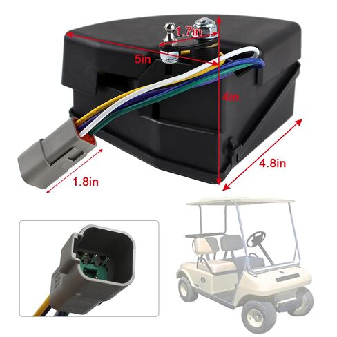 Golf Cart V-Glide Wiper Switch Assembly Compatible with Club Car DS 48 Volt G/E 1998-1999 Replaces 101932003 Plug and Play in Kuwait