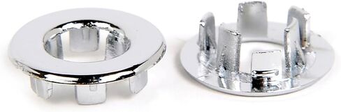 ACP FM-BD049 Chrome Plastic Door Lock Knob Grommets New One Pair for 1964-1970 Mustang in Saudi Arabia