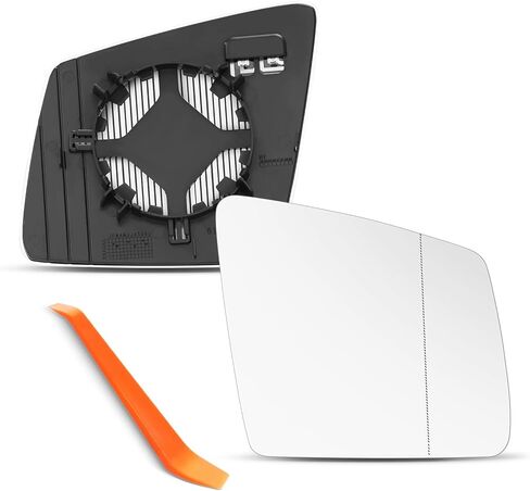 Driver Side Mirror Compatible with Mercedes Benz G550 W463, GLE350 ML350 W166, GL450 X164, GLS450 X166, R350 W251, Mercedes Benz GL GLE ML G GLS R Class - Left Replacement Mirrors, Heated in Saudi Arabia