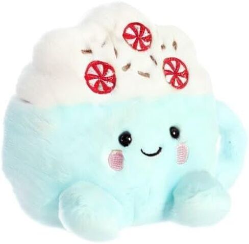 Aurora Adorable Palm Pals Piper Peppermint Latte Stuffed Animal - Pocket-Sized Fun - On-The-Go Play - Blue 5 Inches in Kuwait
