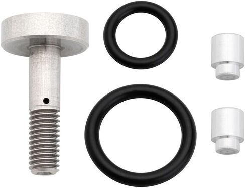 Tusk Shock Reservoir Gas Valve Black 64mm Flat Type Compatible with KTM 250SX-F 2016-2023/300XC 2017-2023/300XC-W 2017-2023/350SX-F 2016-2021-350XC-F 2016-2023-450SX-F 2016-2022 in Kuwait