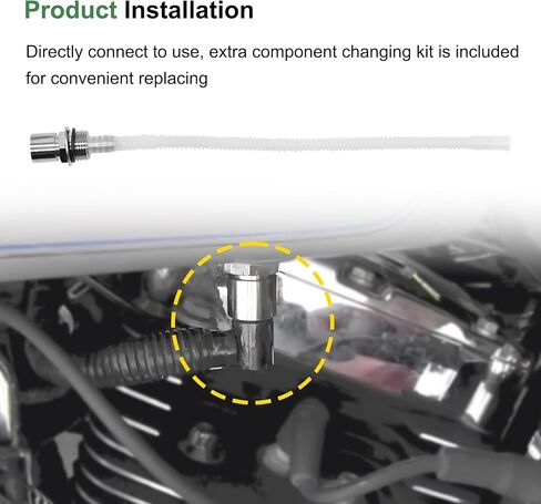 62189-01A Fuel Check Valve Assembly Fit for Harley Davidson Softail Fat Boy Heritage 2001-2007 Replace # 62228-03 in Kuwait
