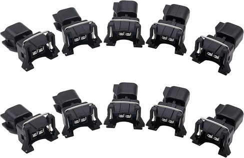 EV1 to EV6 Fuel Injector Connector Adapters - No-Cut Harness Conversion for USCAR LS Engines, Compatible with LS1 LS2 LS3 LS6 LS7 LSX LT1 TPI for LS Swap Projects, 10 Pack in Saudi Arabia