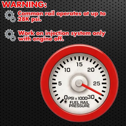 Diesel Common Injector Rail Fuel Line Cap 5Pcs Set Compatible with Ford 2008-2022 Engine,2003-2022 Cummins,2001-2022 Duramax,12|14|16|18|20MM Fuel Rail Cap in Saudi Arabia