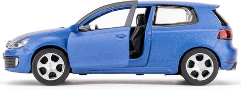 1:36 Volkswagen Golf GTI Toy Car, Diecast Pull Back Model Car, Doors Open, Collection Kids Toy for Aged 3 and up, Gift Blue in Kuwait