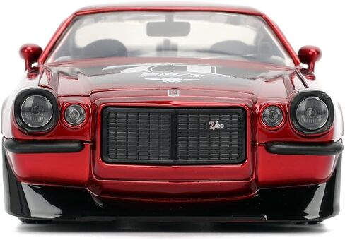 Jada Toys Bigtime Muscle 1:24 1971 Chevy Camaro Die-cast Car – Opening Doors, Hood, Trunk, Rubber Tires(Candy Red) in Saudi Arabia