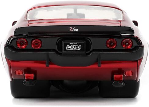 Jada Toys Bigtime Muscle 1:24 1971 Chevy Camaro Die-cast Car – Opening Doors, Hood, Trunk, Rubber Tires(Candy Red) in Saudi Arabia