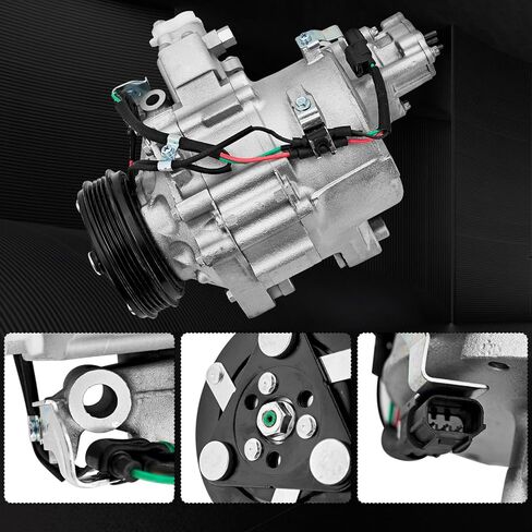 38810RW0A01 Electric AC Compressor Compatible with Honda Civic Hybrid 1.5L 2012-2015 Compatible with Acura ILX Hybrid 2013-2014 Replace# 38810-RW0-A01 14-0447C HBC198 in Saudi Arabia