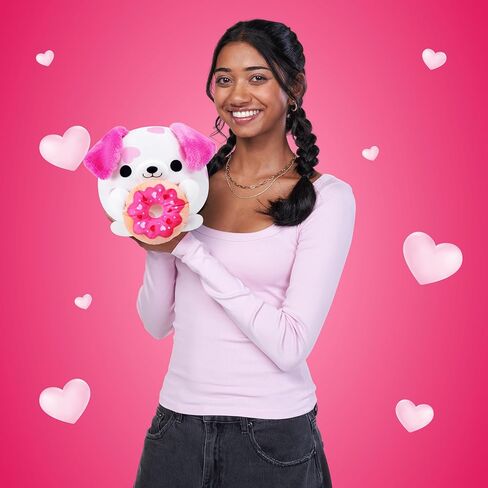 Snackles Valentine’s Edition 8-Inch Plush Toy (Dalmatian with Donut) by ZURU – Ultra-Soft Stuffed Animal with Valentine’s Snack Accessory, Collectible Cuddly Plush for Kids, Tweens, Teens & Gifting in Saudi Arabia