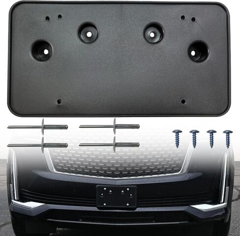 Front License Plate Frame Bracket Tag Holder Fits for Cadillac Escalade ESV 2021-2024 Replace GM1068239 84378315 in Kuwait