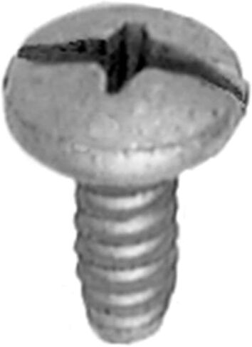 Auveco # 19777 Duo-Drive Truss Head License Plate Screw 14mm Head Diameter Qty 50. in Kuwait