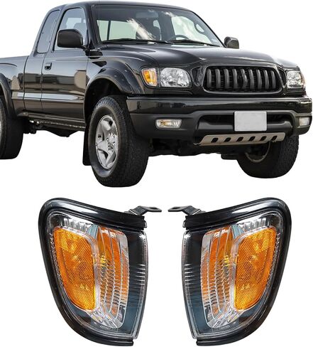 1 Pair Front Turn Signal Lights Replacement for Toyota Tacoma 2001-2004 Right and Left Side Marker Lamps 8161004070 8162004070 in Kuwait