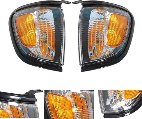 1 Pair Front Turn Signal Lights Replacement for Toyota Tacoma 2001-2004 Right and Left Side Marker Lamps 8161004070 8162004070 in Kuwait